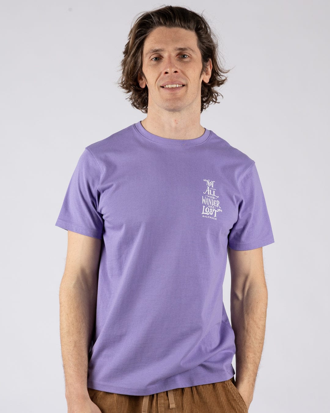 Lost Ships - Mens Short Sleeve Tee - Purple