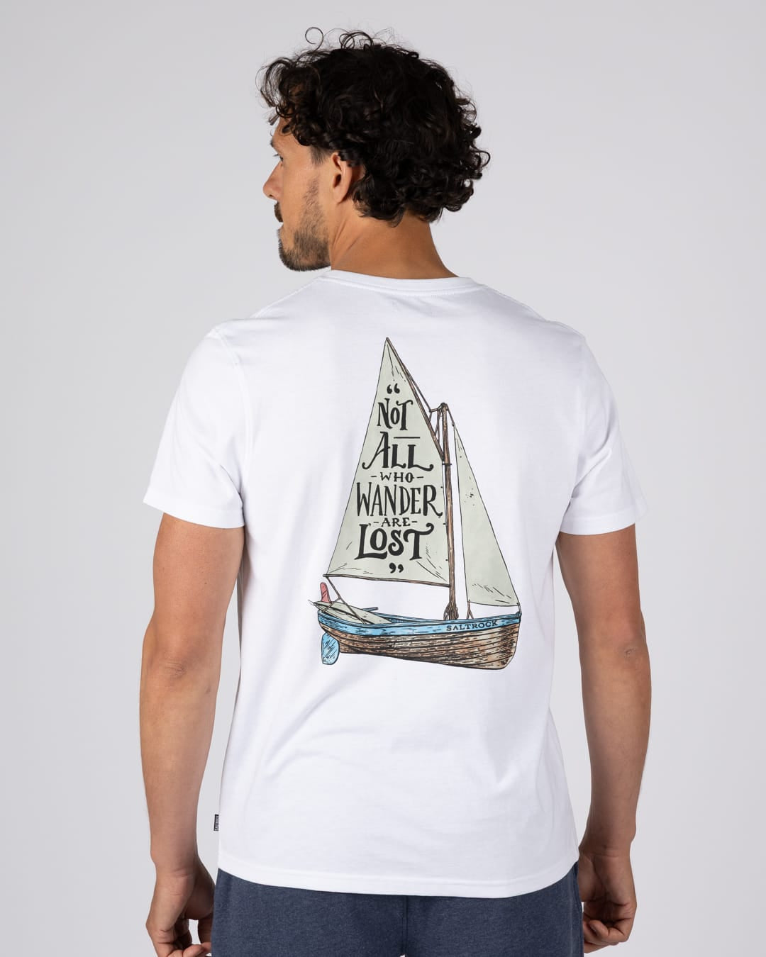 Lost Ships Mens Short Sleeve T-Shirt White