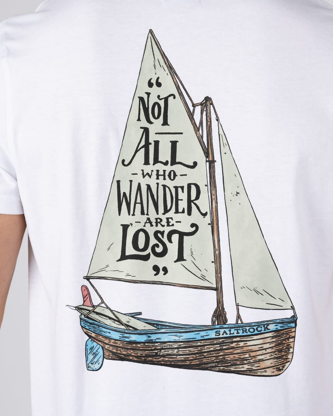 Lost Ships Mens Short Sleeve T-Shirt White