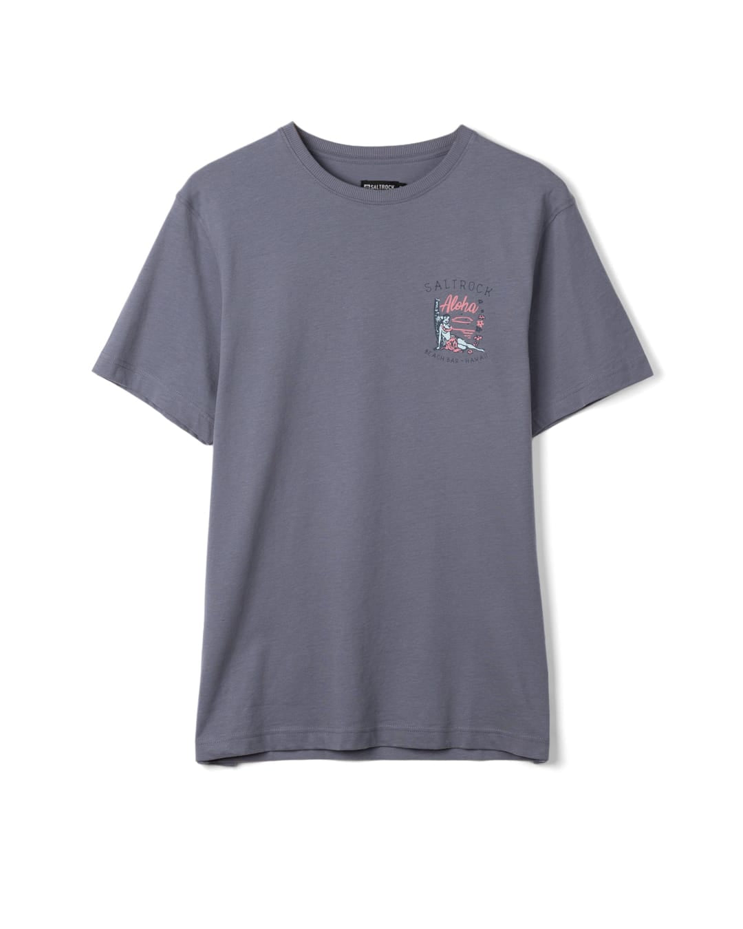 Beach Bar Mens Short Sleeve T-Shirt In Blue