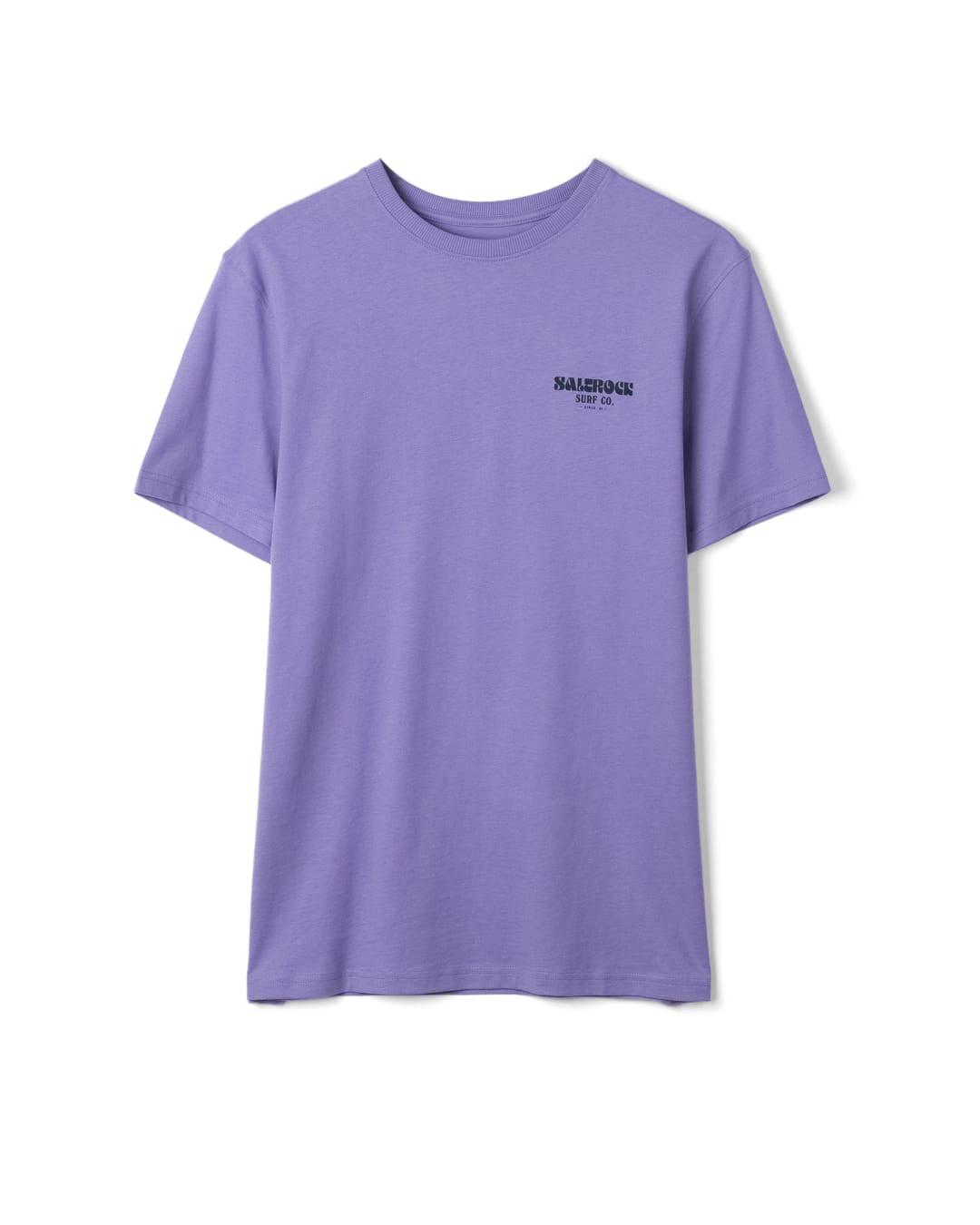 Waves Roll Mens Short Sleeve T-Shirt In Purple