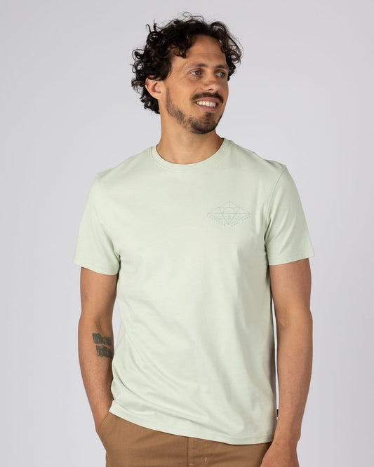 Dimensions Mens Short Sleeve T-Shirt in Light Green