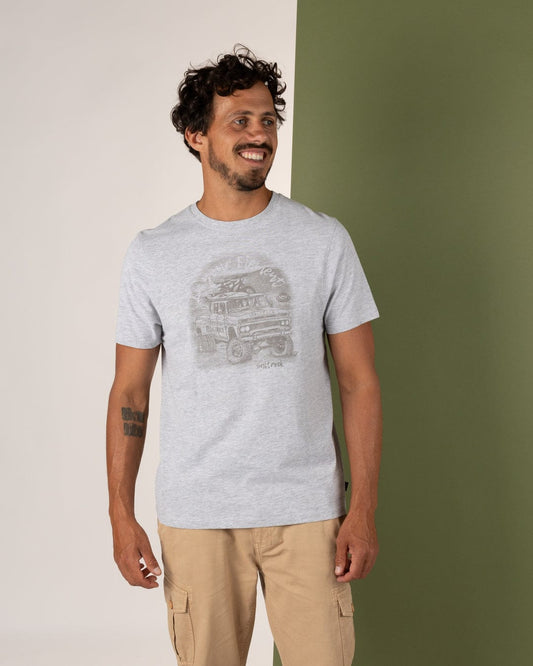 Axle - Mens Short Sleeve T-Shirt - Grey
