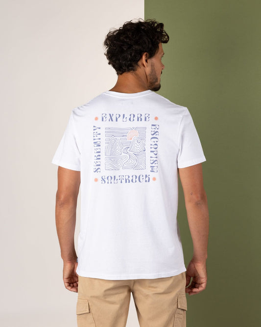 Rebalance - Mens Short Sleeve T-Shirt - White