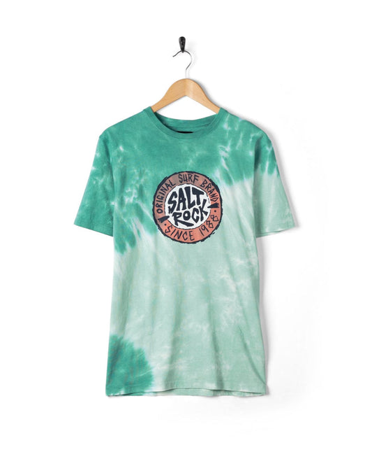 Original SR - Mens Oversized Tie Dye Short Sleeve T-Shirt - Green