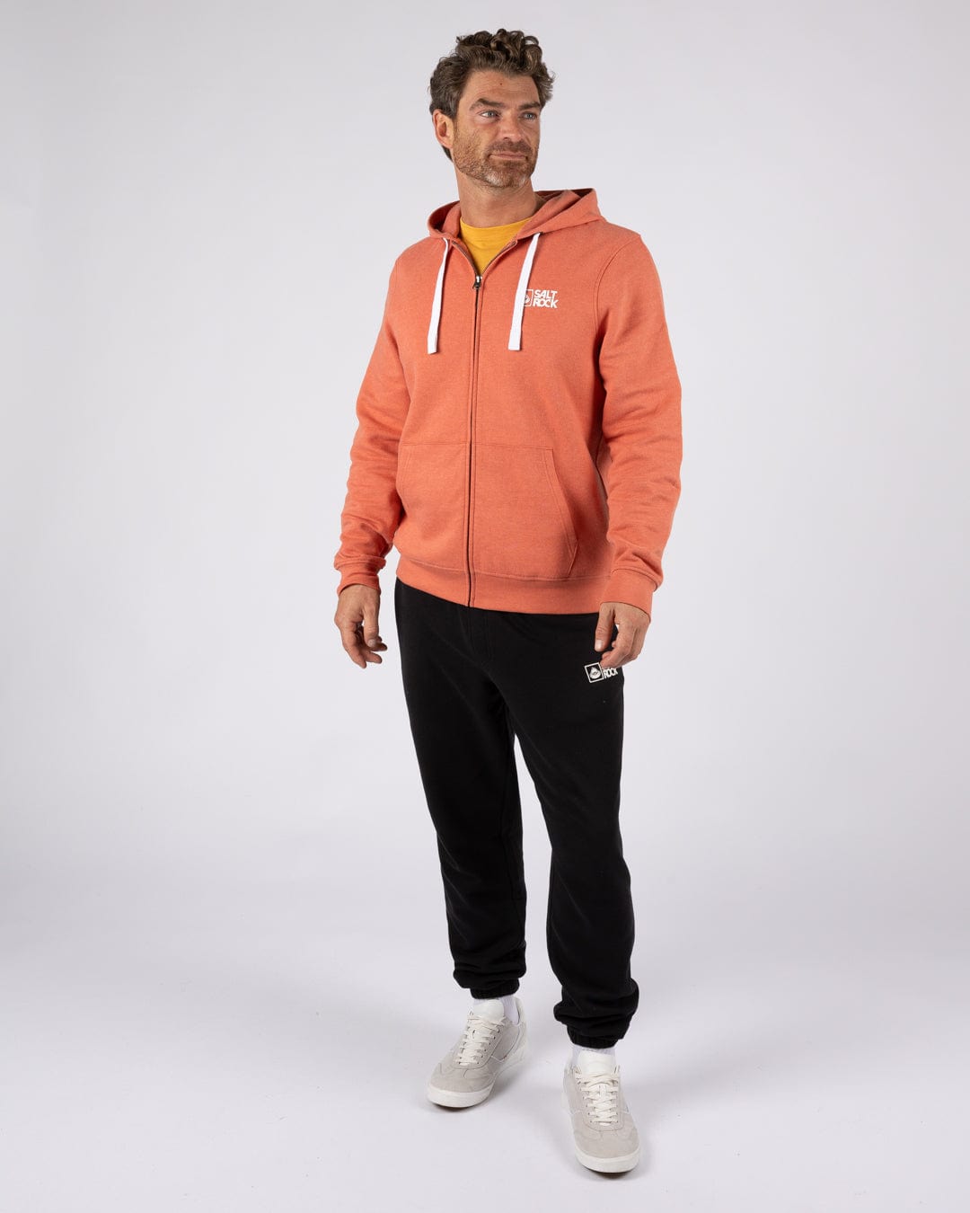 Saltrock Original - Mens Zip Hoodie - Orange