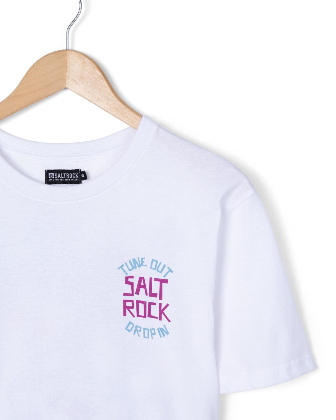 Tune Out - Mens Short Sleeve T-Shirt - White