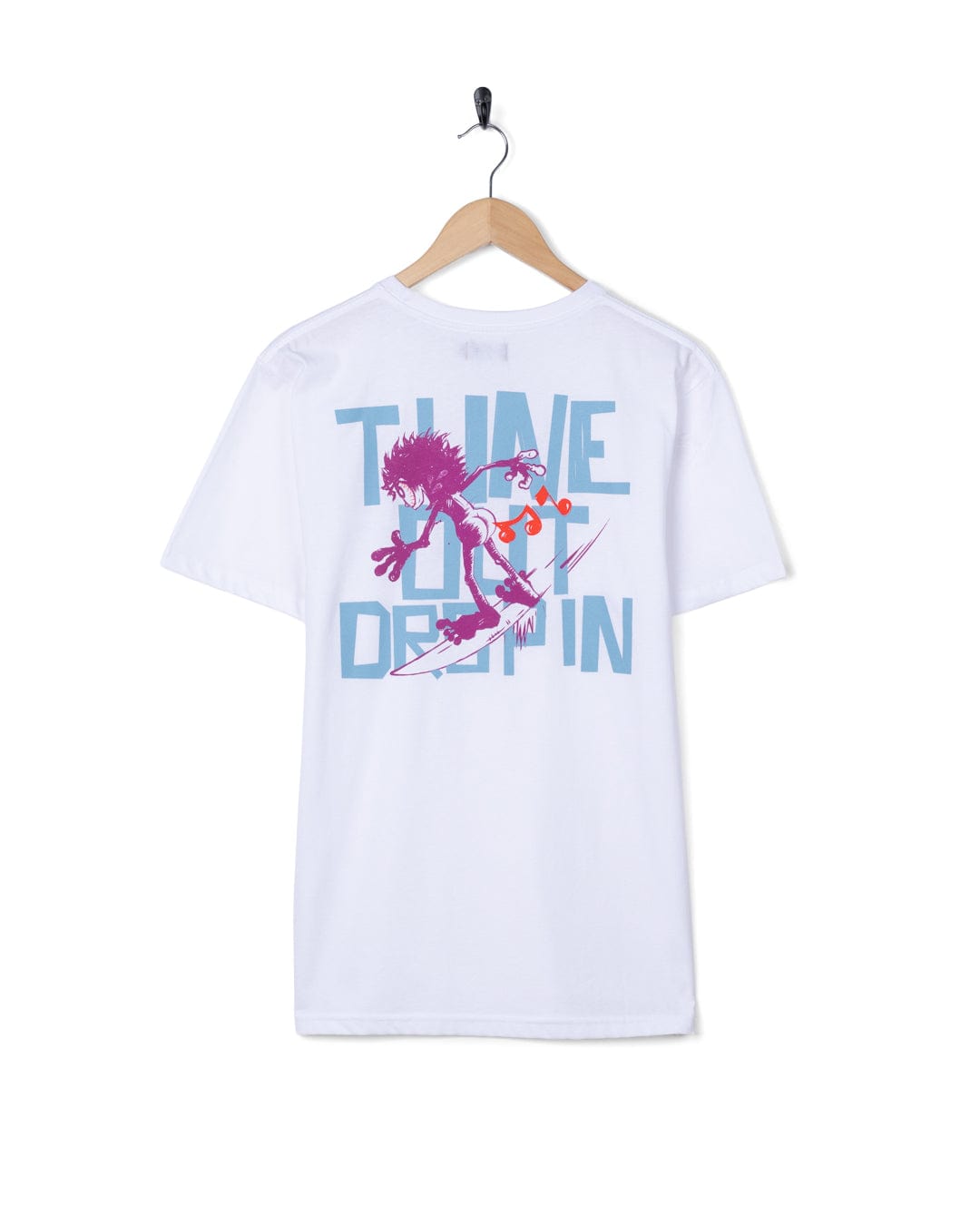 Tune Out - Mens Short Sleeve T-Shirt - White