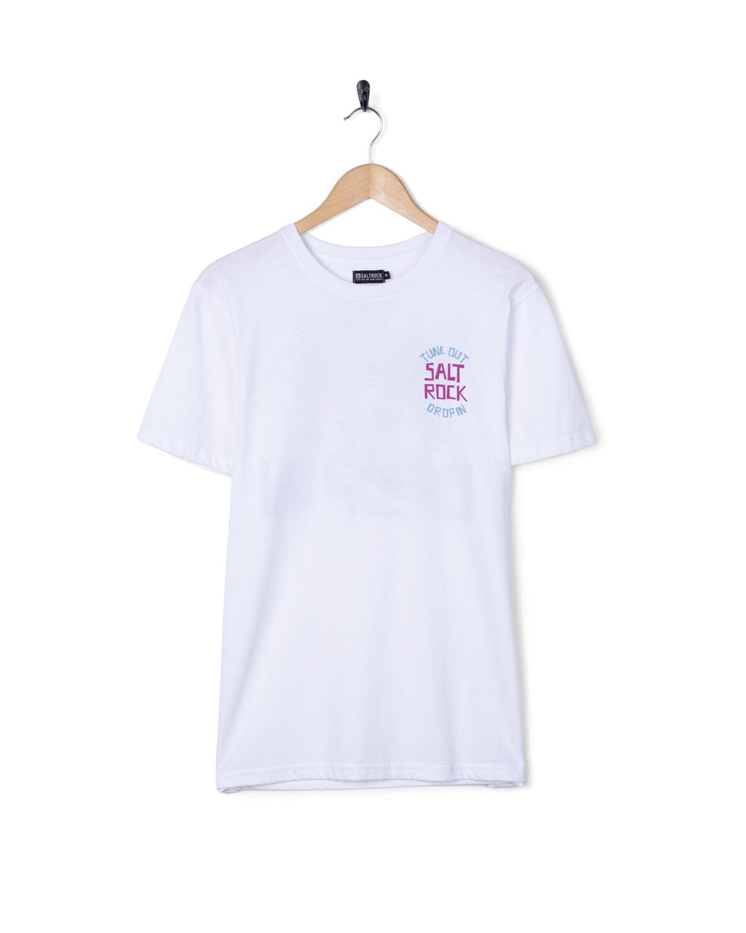 Tune Out - Mens Short Sleeve T-Shirt - White