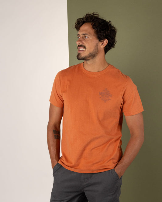 Wave Chaser - Mens Short Sleeve T-Shirt - Orange