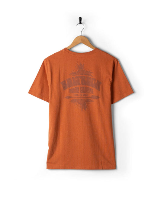 Wave Chaser - Mens Short Sleeve T-Shirt - Orange