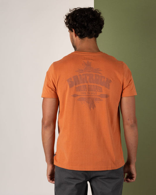Wave Chaser - Mens Short Sleeve T-Shirt - Orange
