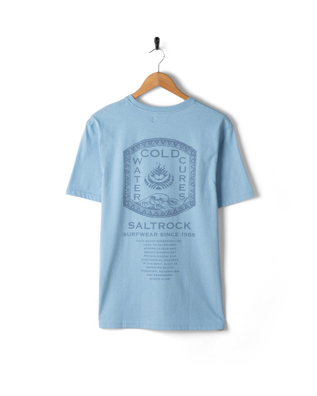 Cold Water Cures - Mens Short Sleeve T-Shirt - Blue
