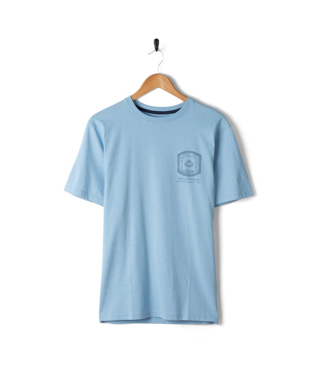 Cold Water Cures - Mens Short Sleeve T-Shirt - Blue