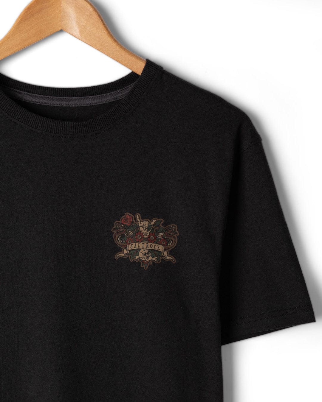 Stag Tattoo - Mens Short Sleeve T-Shirt - Black