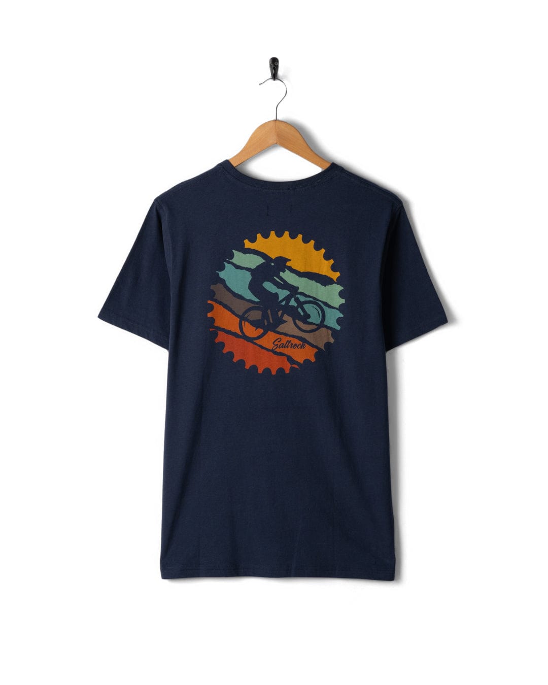 Mtb Colour - Mens Short Sleeve T-Shirt - Blue
