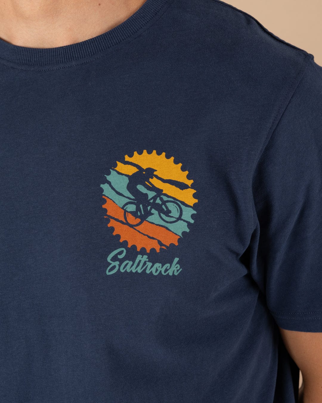 Mtb Colour - Mens Short Sleeve T-Shirt - Blue