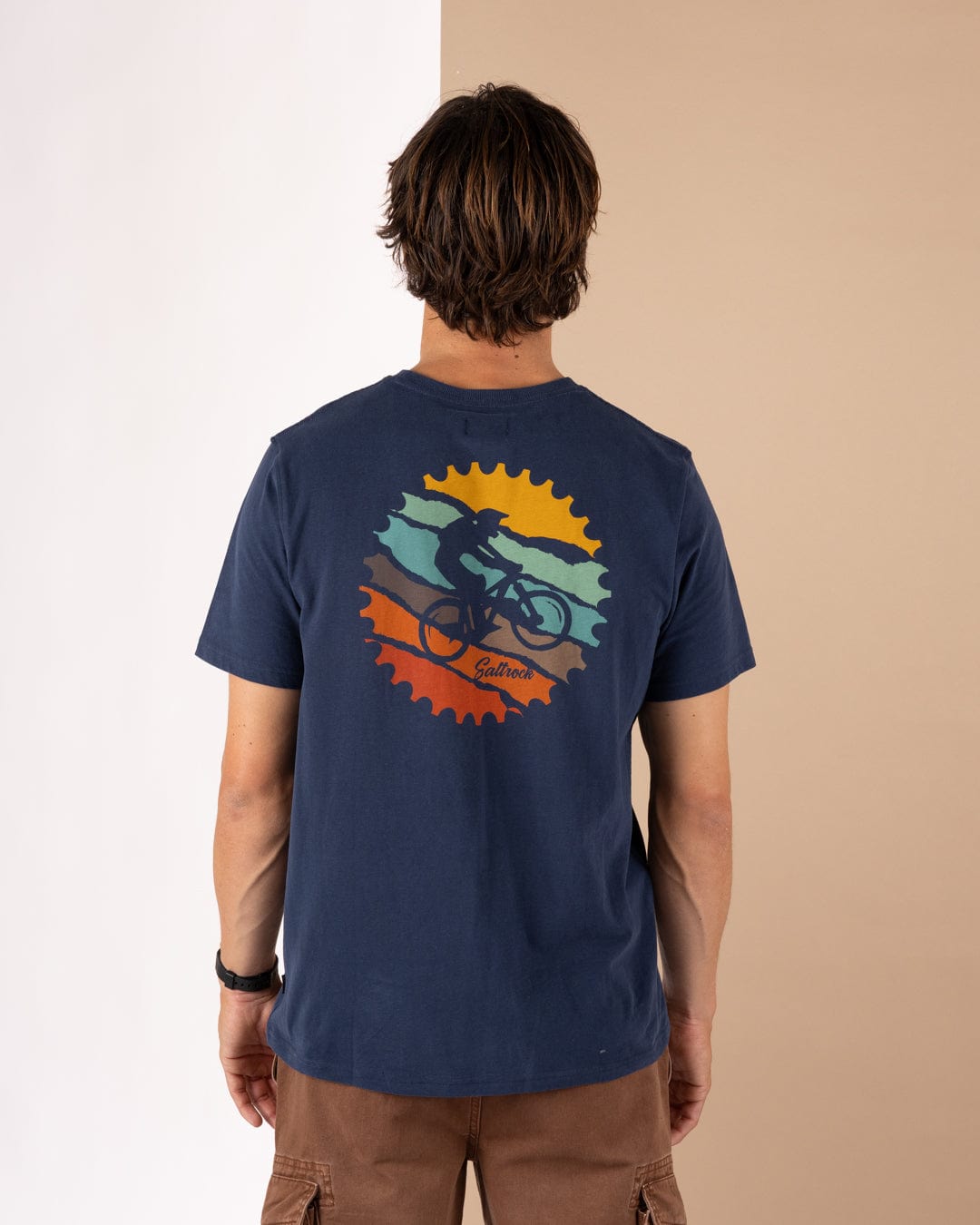 Mtb Colour - Mens Short Sleeve T-Shirt - Blue
