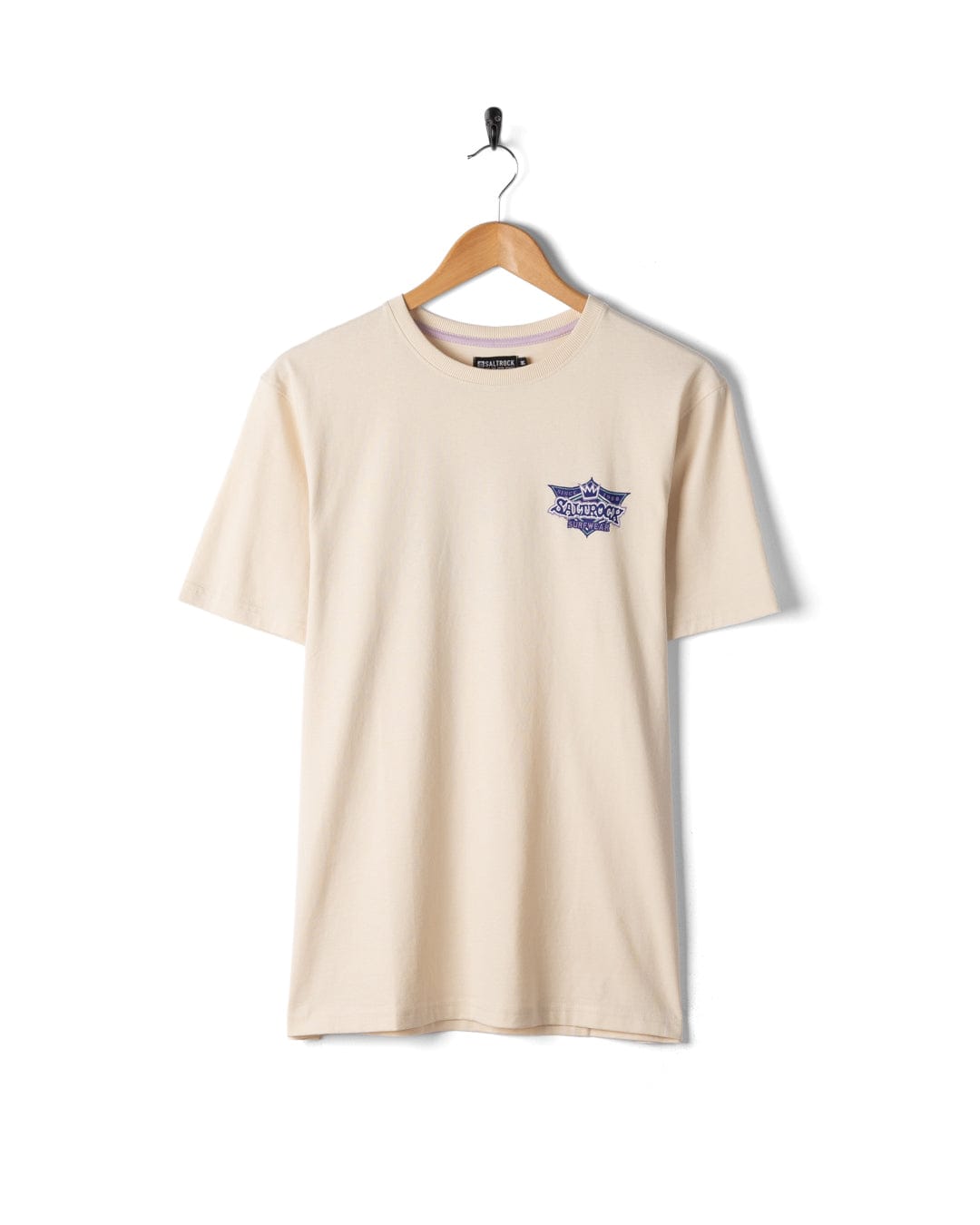 Heritage Shield - Mens Short Sleeve T-Shirt - Cream