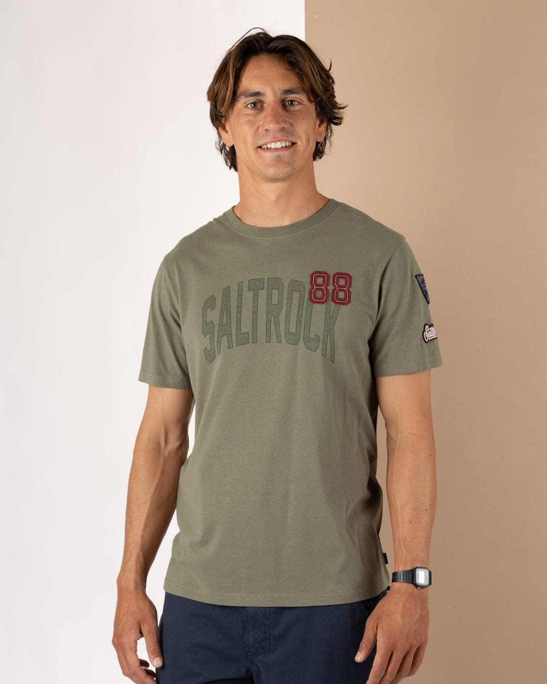 Patch - Mens Short Sleeve T-Shirt - Green