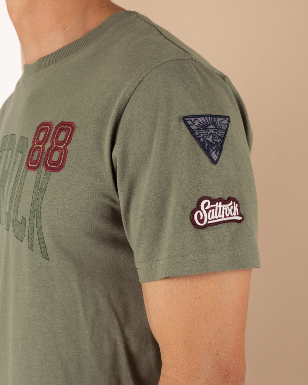 Patch - Mens Short Sleeve T-Shirt - Green