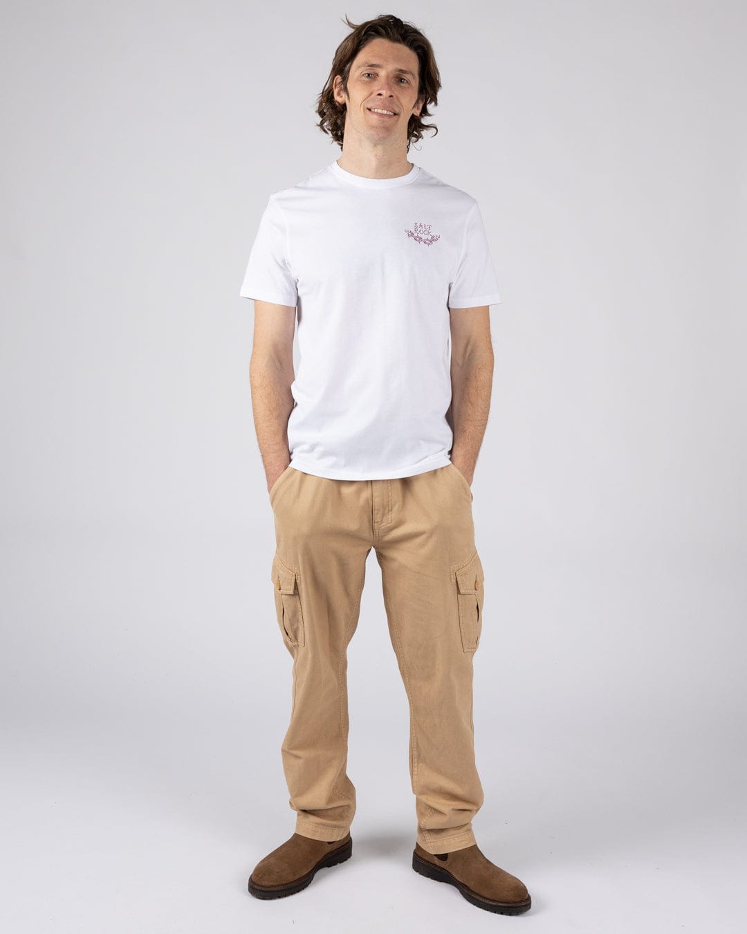 Yesterdays Youth - Mens Oversized Short Sleeve T-Shirt - White