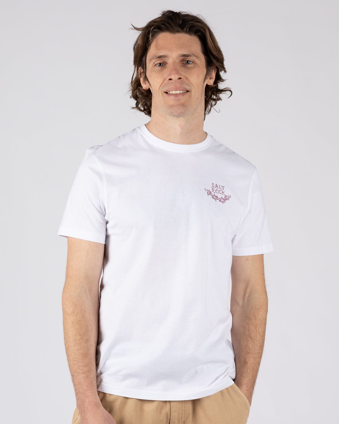 Yesterdays Youth - Mens Oversized Short Sleeve T-Shirt - White