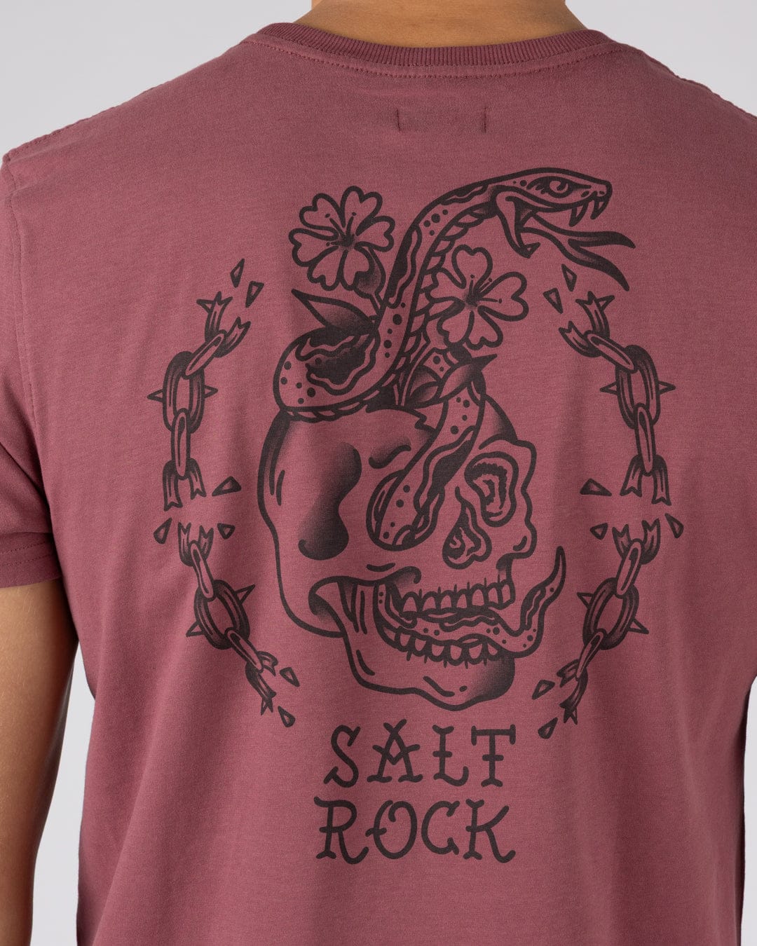 Yesterdays Youth - Mens Short Sleeve T-Shirt - Dark Pink