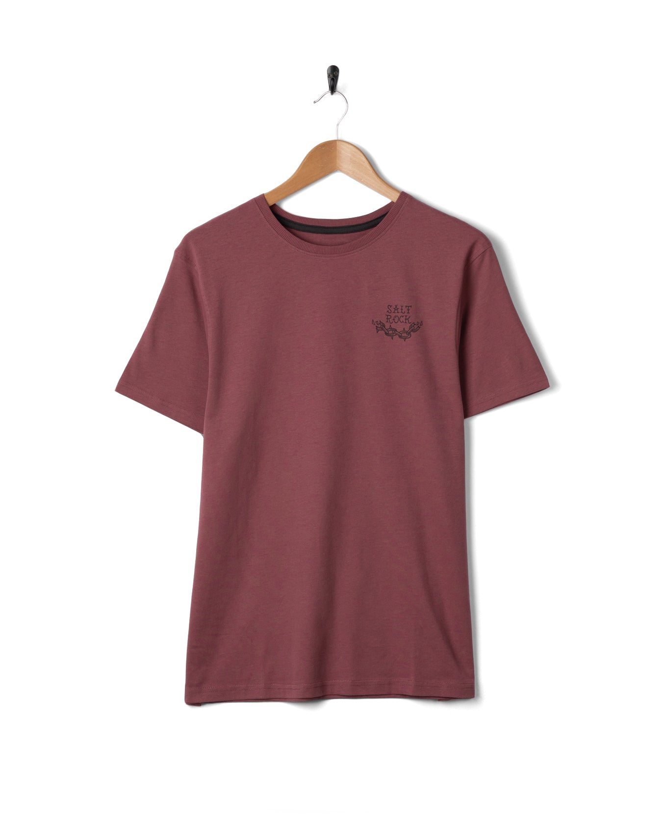 Yesterdays Youth - Mens Short Sleeve T-Shirt - Dark Pink