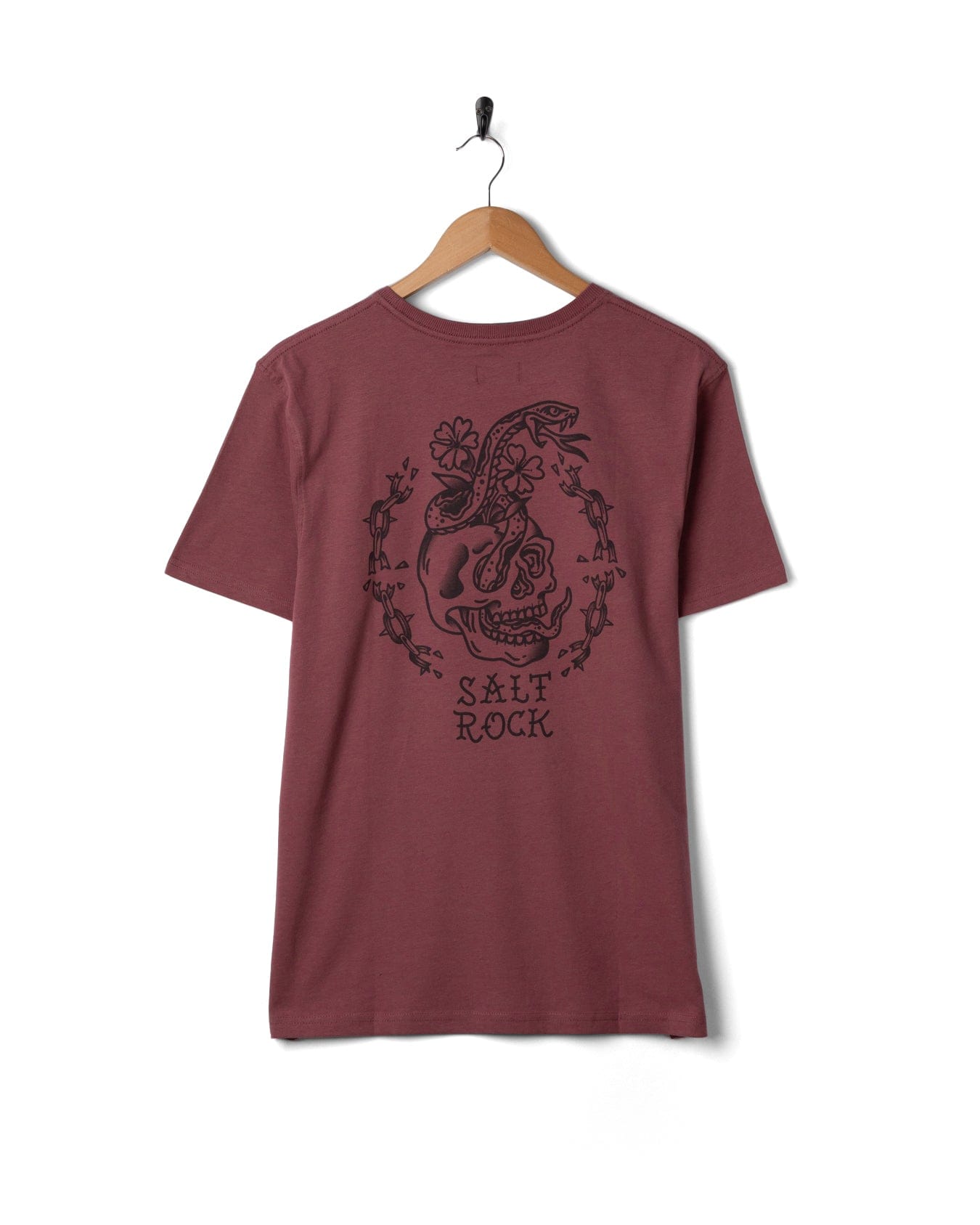 Yesterdays Youth - Mens Short Sleeve T-Shirt - Dark Pink