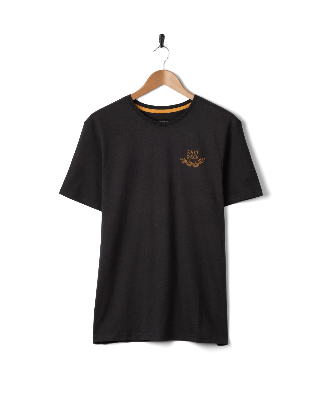 Yesterdays Youth - Mens Oversized Short Sleeve T-Shirt - Dark Grey