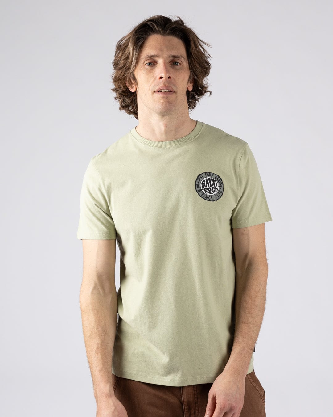 Original SR - Mens Short Sleeve T-Shirt - Light Green