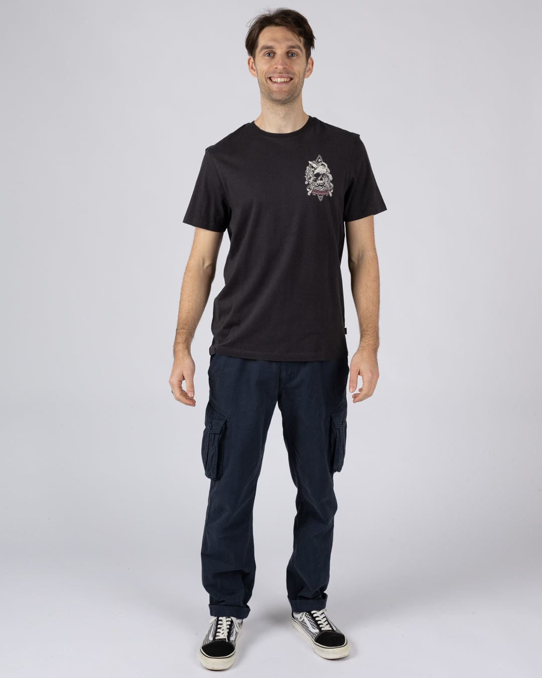 Dark Water  - Mens Short Sleeve T-Shirt - Dark Grey