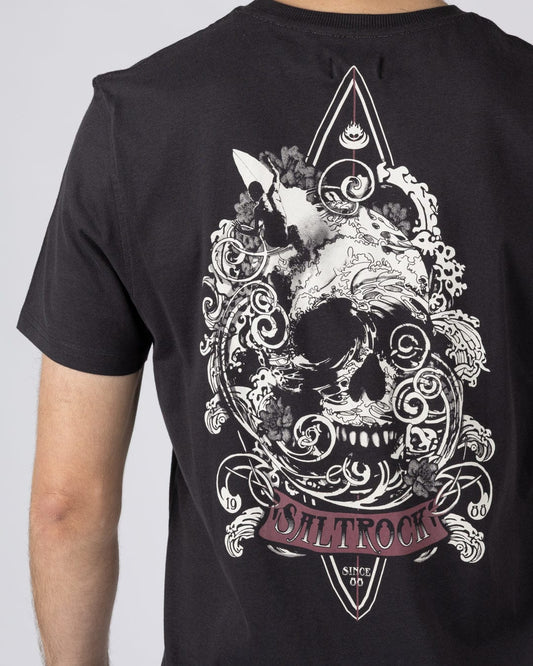 Dark Water  - Mens Short Sleeve T-Shirt - Dark Grey