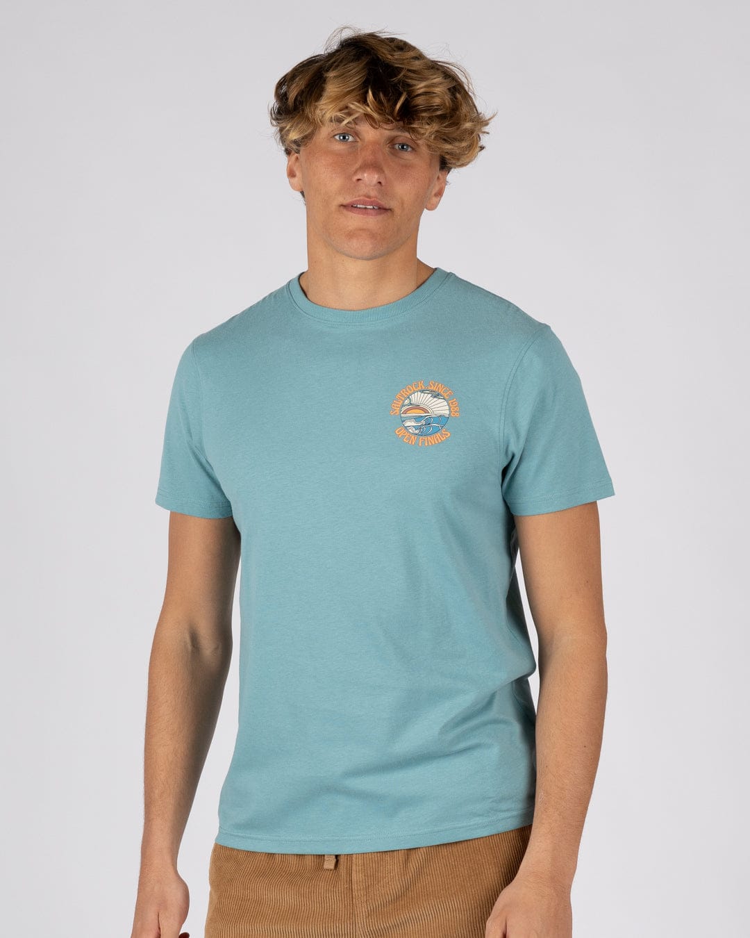 Open Finals - Mens Short Sleeve T-Shirt - Blue