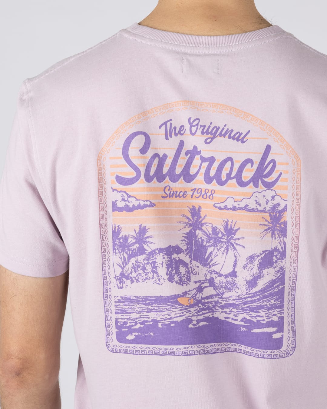 Postcard Mens Short Sleeve T-Shirt in Purple