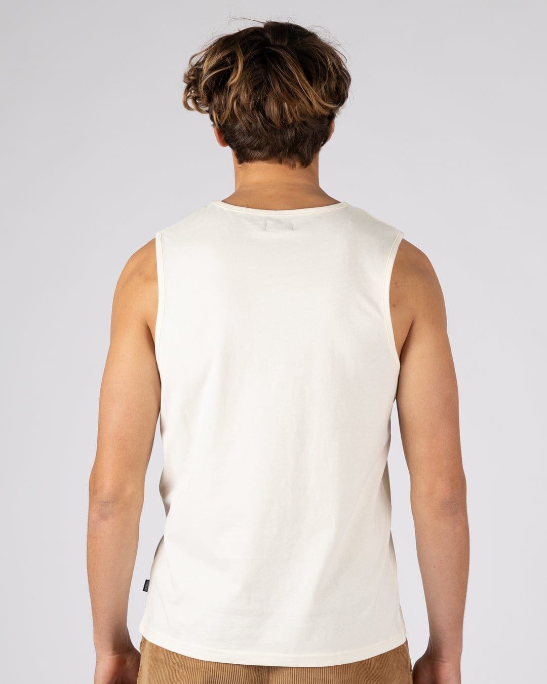 Trail Bus - Mens Vest - Cream