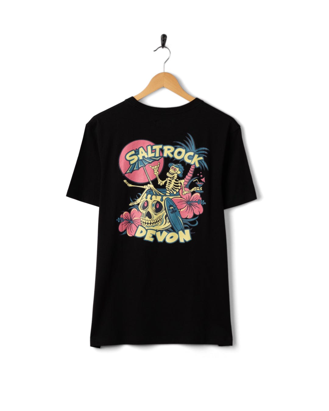 Sip “N”Dip Devon  Mens Short Sleeve T-shirt in Black