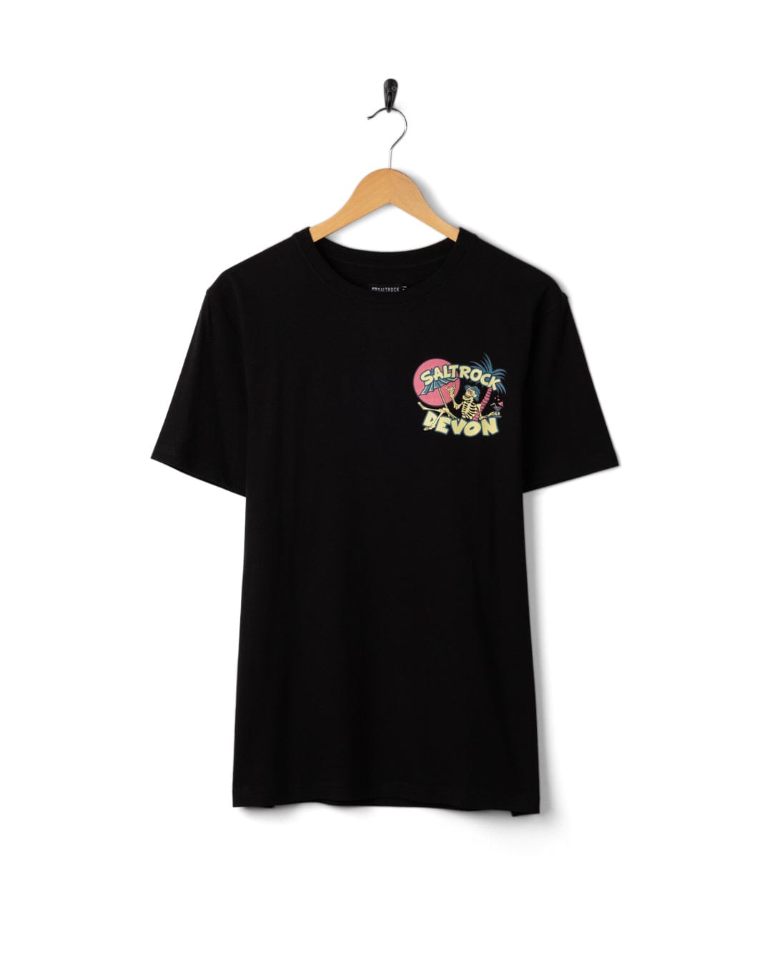 Sip “N”Dip Devon  Mens Short Sleeve T-shirt in Black