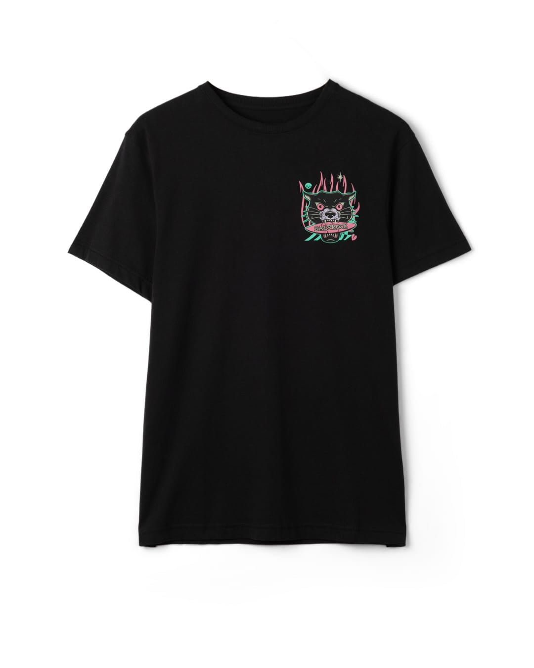 Purfect Warp Mens Short Sleeve Tee in Black