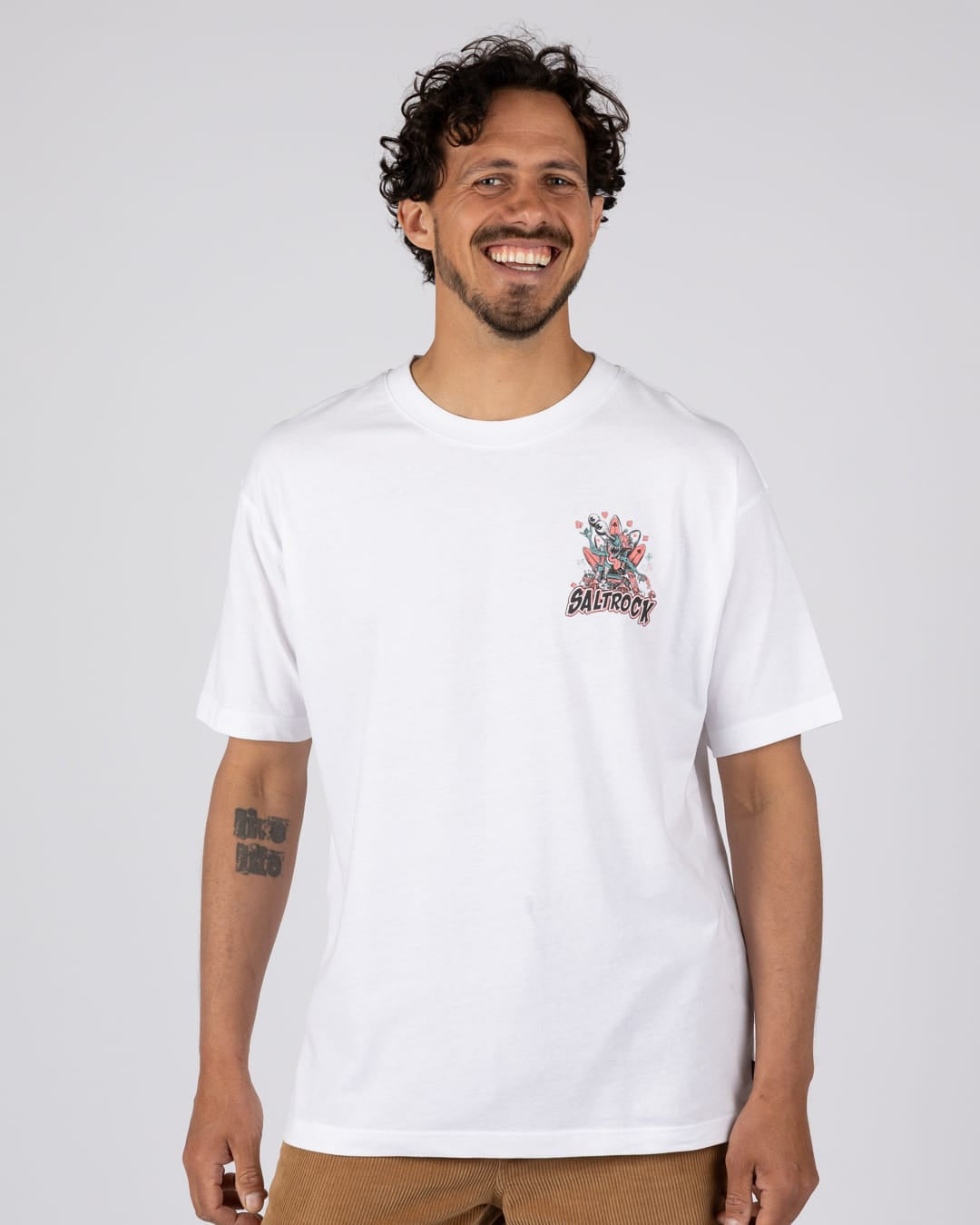 King Creeper Mens Short Sleeve Tee in White