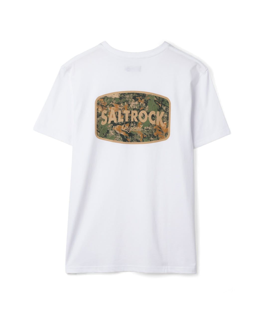 Real Camo Jungle Mens Classic Short Sleeve T-Shirt In White