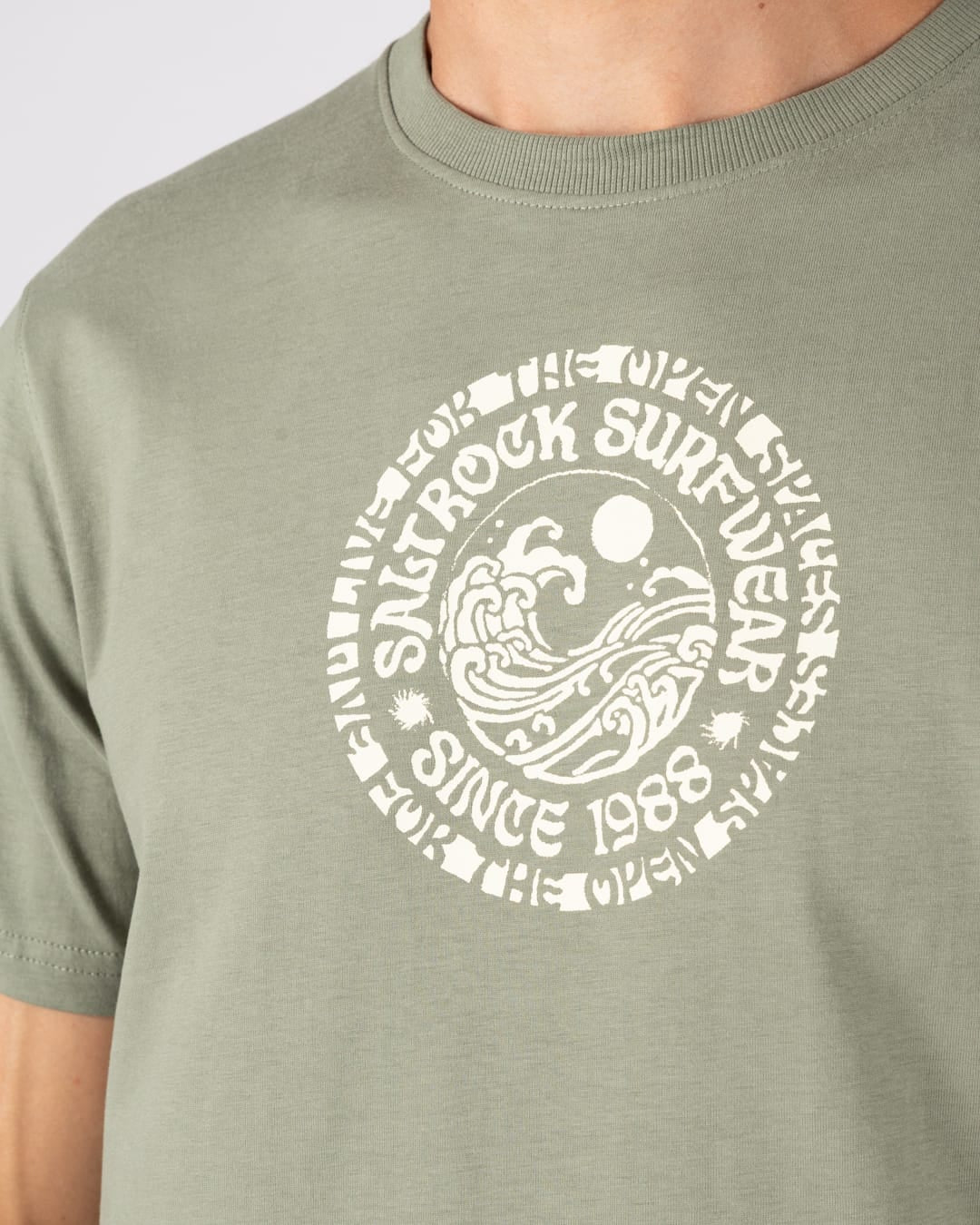 Cult Mens Oversized T-Shirt In Green