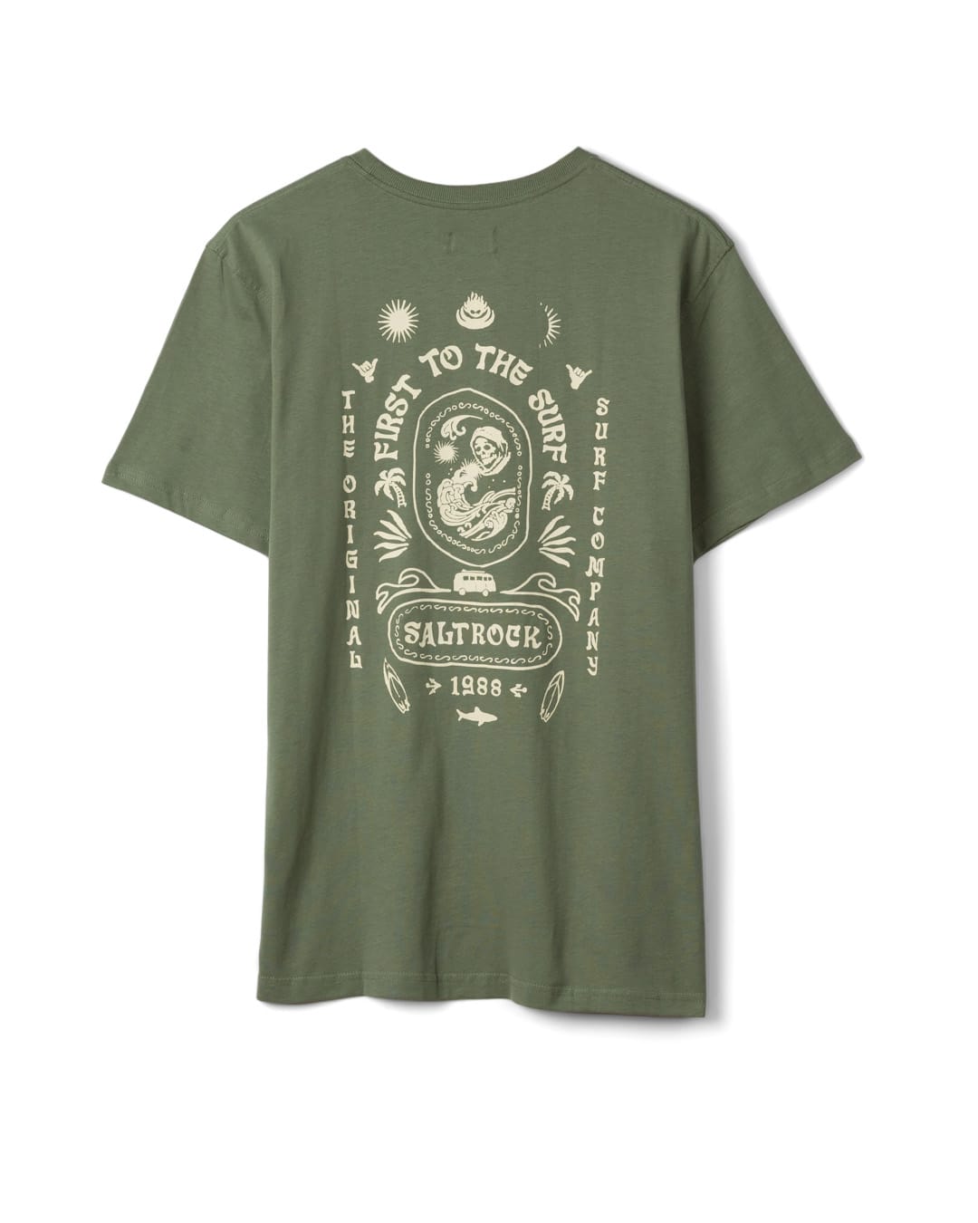 Cult Mens Oversized T-Shirt In Green
