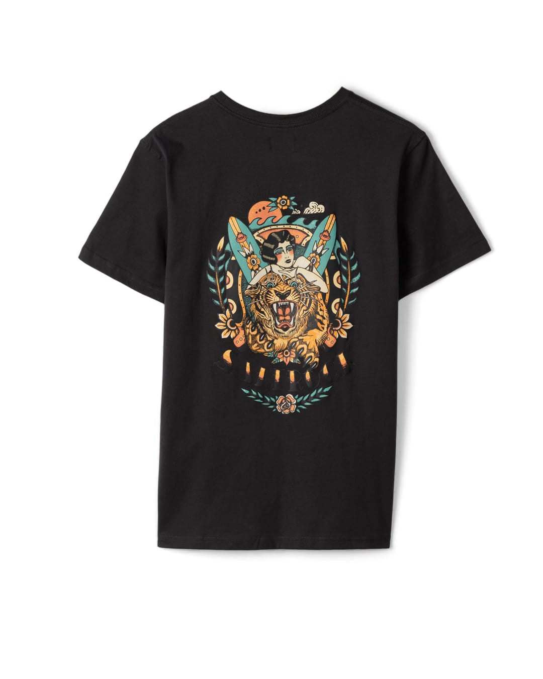 Tiger Tattoo Mens T-Shirt in Grey