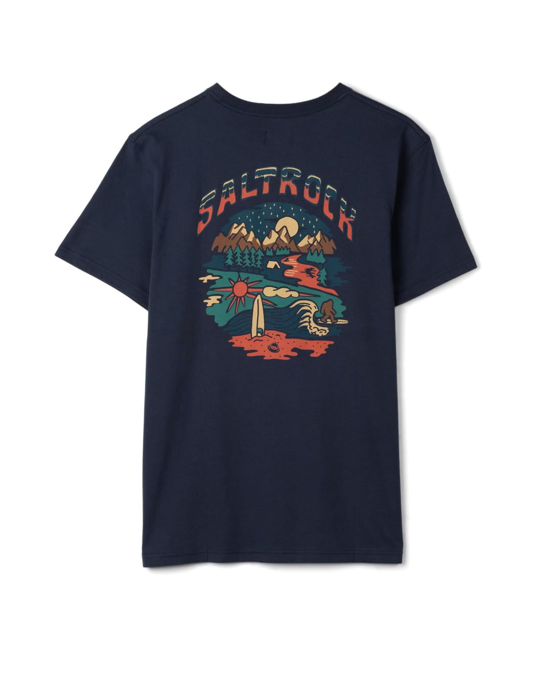 Base Camp Mens Classic Short Sleeve T-Shirt In Blue