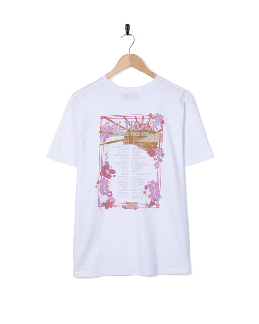 Highway Tour - Womens Short Sleeve T-Shirt - White