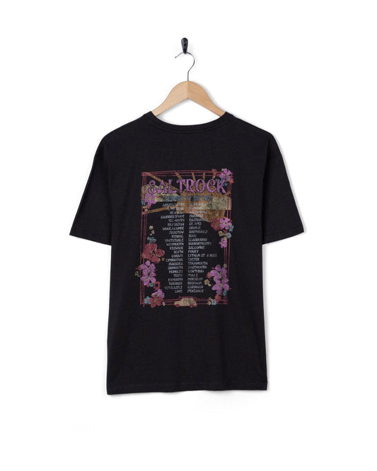 Highway Tour - Womens Short Sleeve T-Shirt - Dark Grey