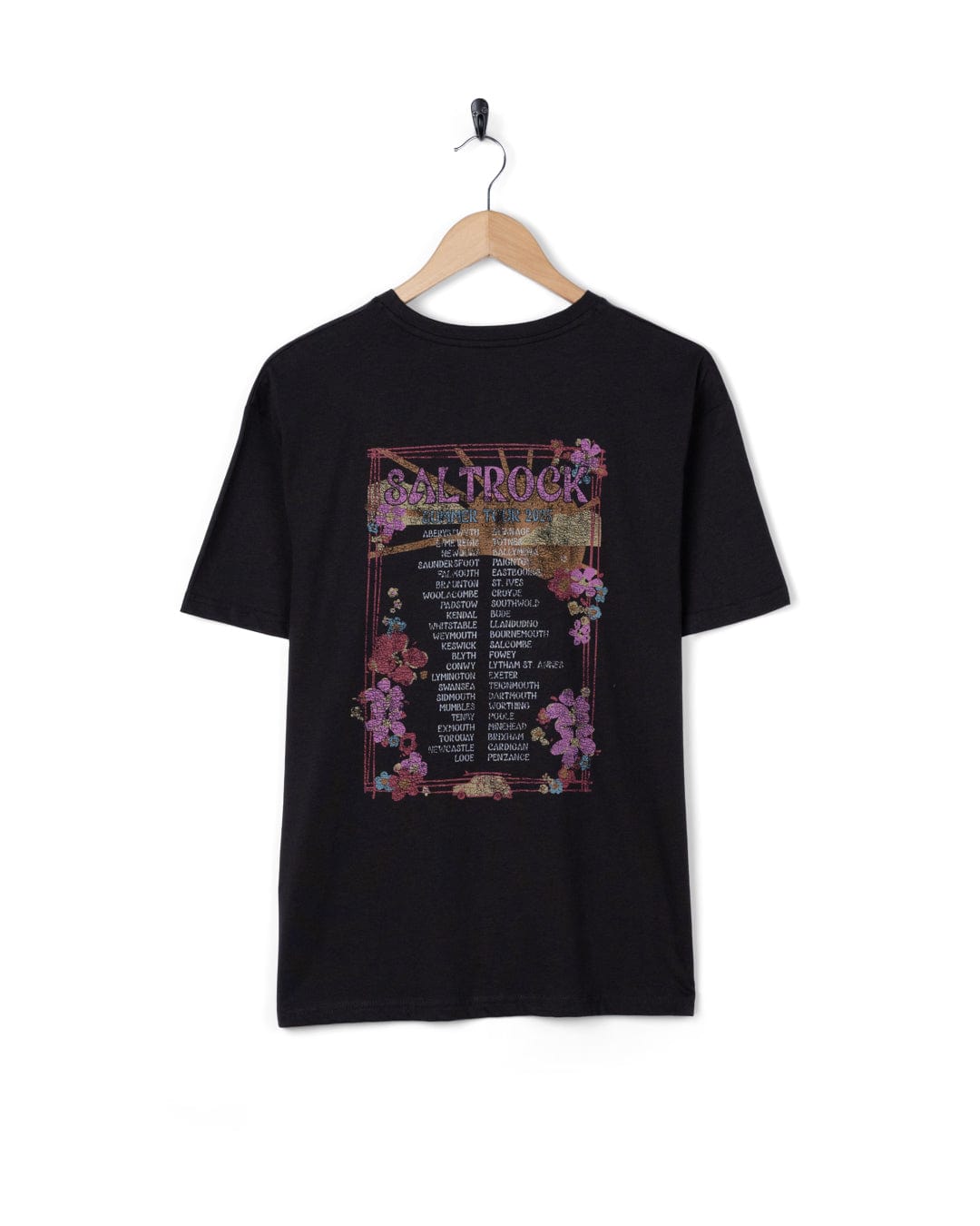Highway Tour - Womens Short Sleeve T-Shirt - Dark Grey
