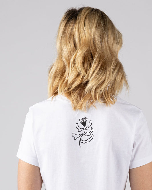 Nala - Womens Short Sleeved T-Shirt - White